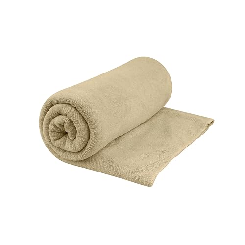 Sea to Summit - Tek Towel Reisehandtuch M - Handtuch - Weiches Frottee - Saugfähig & Schnelltrocknend - Aufhänger & Tasche - Camping, Bootsfahrten & Fitness - 50 x 100cm - Desert Brown - 200g Sea to Summit - Tek Towel Reisehandtuch M - Handtuch - Weiches Frottee - Saugfähig & Schnelltrocknend - Aufhänger & Tasche - Camping, Bootsfahrten & Fitness - 50 x 100cm - Desert Brown - 200g von Sea to Summit