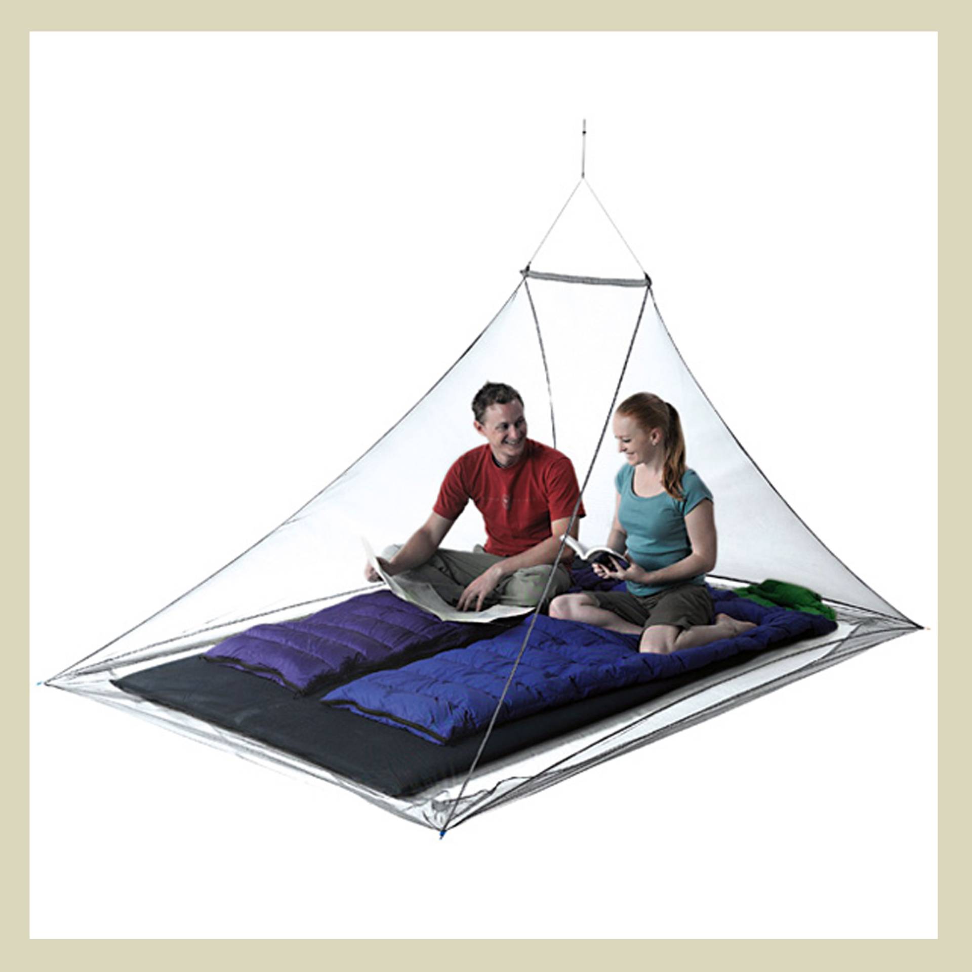 Nano Mosquito Pyramid Net Double 1,7 x 2,4 x 1,3 m von Sea to Summit