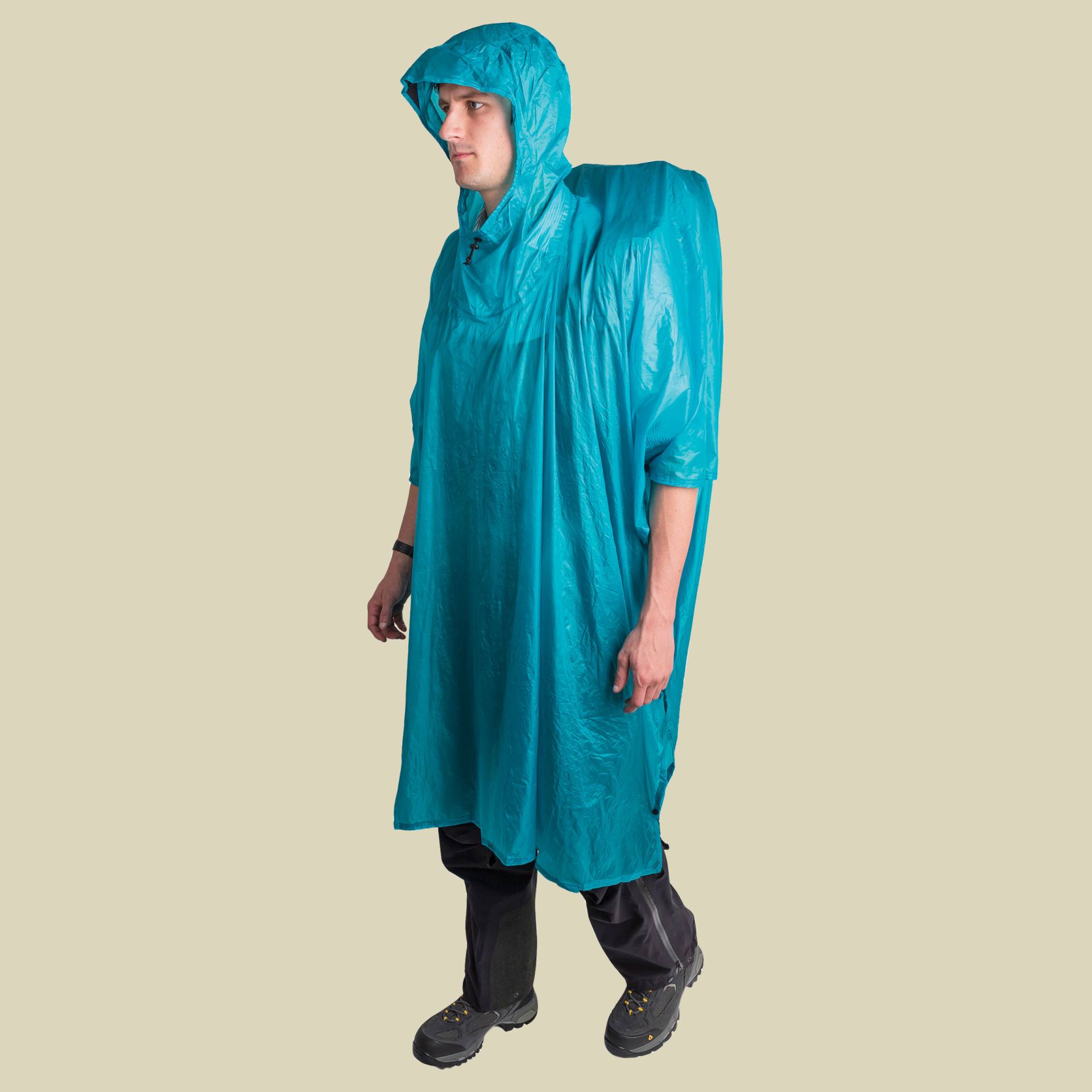 Nylon Tarp Poncho Größe one size Farbe blue von Sea to Summit