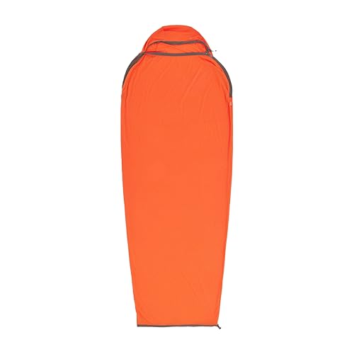 Sea to Summit - Reactor Extreme Schlafsack-Liner - Mummy mit Kordelzug - Thermolite für Thermo-Boost - Ultra-Sil Packsack - Wanderungen, Camping & Camping im Winter - Orange - 364g Sea to Summit - Reactor Extreme Schlafsack-Liner - Mummy mit Kordelzug - Thermolite für Thermo-Boost - Ultra-Sil Packsack - Wanderungen, Camping & Camping im Winter - Orange - 364g von Sea to Summit
