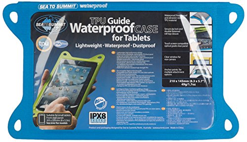 Sea to Summit TPU Guide Waterproof Case for Tablets, M, Blue von Sea to Summit