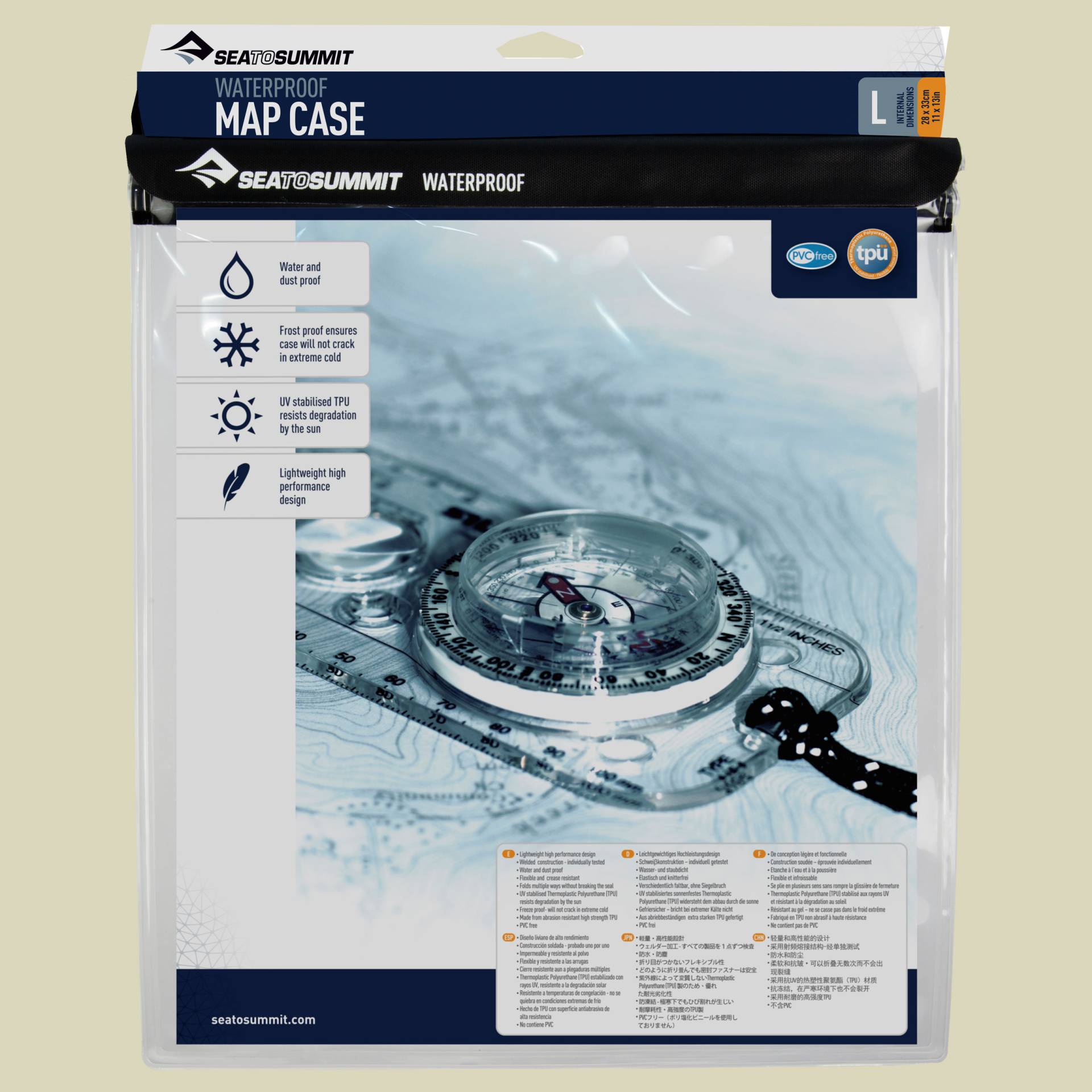 Waterproof Map Case Größe L Farbe clear Waterproof Map Case Größe L Farbe clear von Sea to Summit