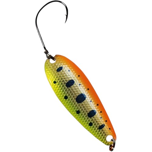 SEABUZZ Mini Barsch & Forellen Spoon BLAZE 3,5g 38mm Forellenköder & Barschköder mit Angelhaken - Blinker Forelle & Raubfisch Angeln Köder - Sport Fischköder - Kunstköder - Wobbler – Angelzubehör (07) SEABUZZ Mini Barsch & Forellen Spoon BLAZE 3,5g 38mm Forellenköder & Barschköder mit Angelhaken - Blinker Forelle & Raubfisch Angeln Köder - Sport Fischköder - Kunstköder - Wobbler – Angelzubehör (07) von SeaBuzz
