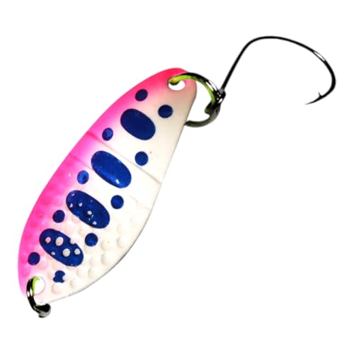 SEABUZZ Mini Barsch & Forellen Spoon Solo 2,7g 3,2mm Forellenköder & Barschköder mit Angelhaken - Blinker Forelle & Raubfisch Angeln Köder - Sport Fischköder - Kunstköder - Wobbler – Angelzubehör (07) SEABUZZ Mini Barsch & Forellen Spoon Solo 2,7g 3,2mm Forellenköder & Barschköder mit Angelhaken - Blinker Forelle & Raubfisch Angeln Köder - Sport Fischköder - Kunstköder - Wobbler – Angelzubehör (07) von SeaBuzz