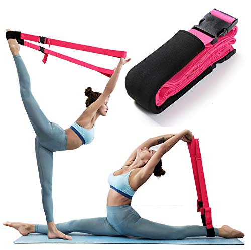 Verstellbares Stretch-Band, Kinder und Erwachsene, dehnbare Bänder für Cheer-Tanz, Stretching Beingurt, tolle Cheer Dance Gymnastik Trainer Stretching Equipment Taekwondo Training, Ballett, Yoga, Cheerleading, rose Verstellbares Stretch-Band, Kinder und Erwachsene, dehnbare Bänder für Cheer-Tanz, Stretching Beingurt, tolle Cheer Dance Gymnastik Trainer Stretching Equipment Taekwondo Training, Ballett, Yoga, Cheerleading, rose von SeaNpem