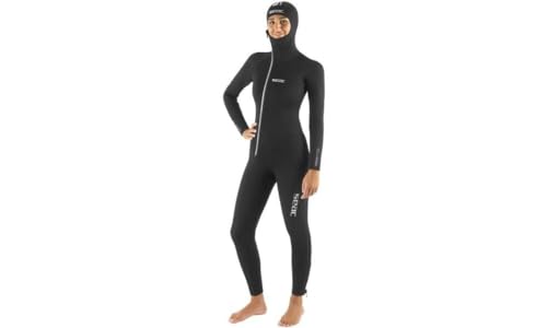 SEAC Club Lady 7.0, Neoprenanzug mit integrierter Kapuze, hergestellt aus 7 mm dickem Neopren und mit Powertex Verstärkungen SEAC Club Lady 7.0, Neoprenanzug mit integrierter Kapuze, hergestellt aus 7 mm dickem Neopren und mit Powertex Verstärkungen von Seac
