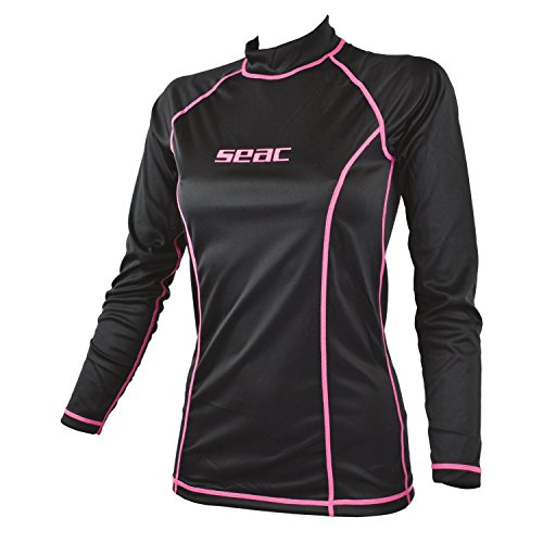 Seac T-Sun Long für Damen, schützendes Rash Guard-Tauchshirt zum Schnorcheln und Schwimmen mit Sonnenschutz von Seac