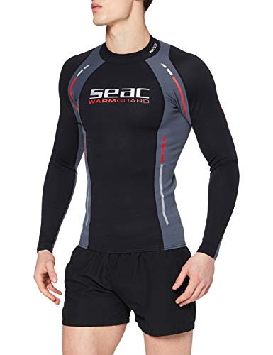 Seac Warm Guard Long Herren Thermo-Schutzweste aus 0.5mm Neopren, Rash Guard zum Schnorcheln und Schwimmen als UV-Schutz Seac Warm Guard Long Herren Thermo-Schutzweste aus 0.5mm Neopren, Rash Guard zum Schnorcheln und Schwimmen als UV-Schutz von Seac