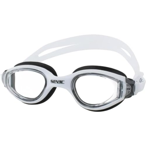 Seac Rhythmo Schwimmbrille für Schwimmbad und Meer, Unisex, Erwachsene, Schwarz/Weiß, Einheitsgröße Seac Rhythmo Schwimmbrille für Schwimmbad und Meer, Unisex, Erwachsene, Schwarz/Weiß, Einheitsgröße von Seac