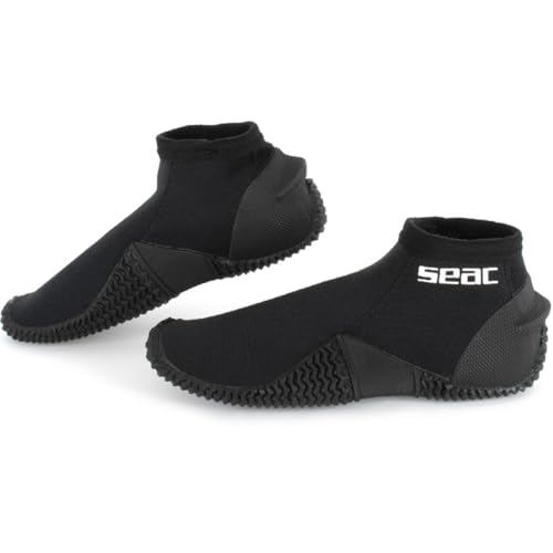 SEAC Tropic Neoprene Short Boots, Black, 2 mm/Small SEAC Tropic Neoprene Short Boots, Black, 2 mm/Small von Seac
