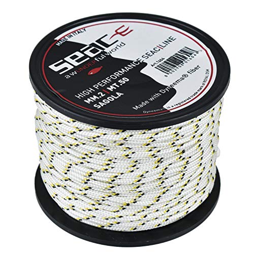 SEAC Dyneema Angelschnur 2 mm x 50 m weiß - weiß SEAC Dyneema Angelschnur 2 mm x 50 m weiß - weiß von Seac