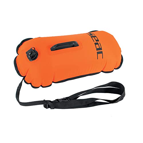 SEAC Unisex – Erwachsene Hydra Aufblasbare Schwimmboje, 30 x 56 cm, 28 l, Orange, Einheitsgröße SEAC Unisex – Erwachsene Hydra Aufblasbare Schwimmboje, 30 x 56 cm, 28 l, Orange, Einheitsgröße von Seac