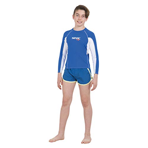 Seac RAA Long Evo Kid Langarm-Rashguards für Kinder; Oberteil zum Schwimmen und Schnorcheln mit UV-Schutz von Seac