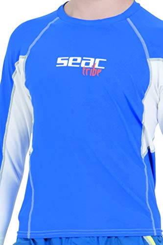 Seac RAA Long Evo Kid Langarm-Rashguards für Kinder; Oberteil zum Schwimmen und Schnorcheln mit UV-Schutz Seac RAA Long Evo Kid Langarm-Rashguards für Kinder; Oberteil zum Schwimmen und Schnorcheln mit UV-Schutz von Seac