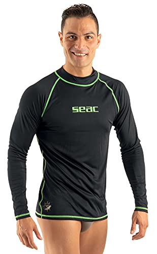 Seac T-Sun Long Man, schützendes Rash Guard-Tauchshirt zum Schnorcheln und Schwimmen mit Sonnenschutz Seac T-Sun Long Man, schützendes Rash Guard-Tauchshirt zum Schnorcheln und Schwimmen mit Sonnenschutz von Seac