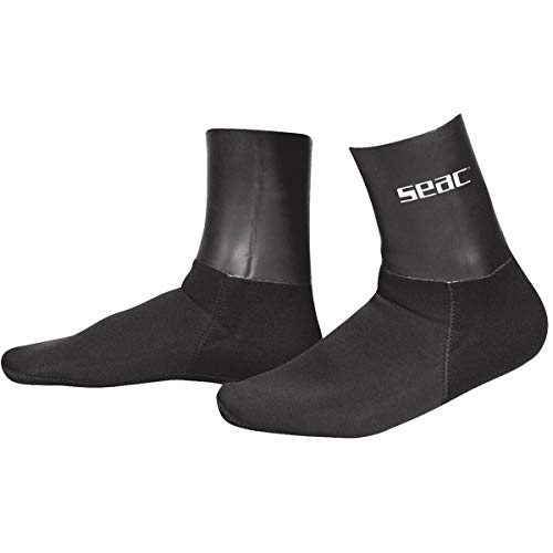 Seac Unisex Anatomic Hd 3.5 Tauchsocken, Schwarz, XXL EU von Seac