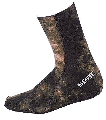 Seac Anatomic Camo Socks, 3,5 mm dicke Neopren-Socken, thermische Socken in Tarnfarbe für Unterwasser-Speerfischen Seac Anatomic Camo Socks, 3,5 mm dicke Neopren-Socken, thermische Socken in Tarnfarbe für Unterwasser-Speerfischen von Seac