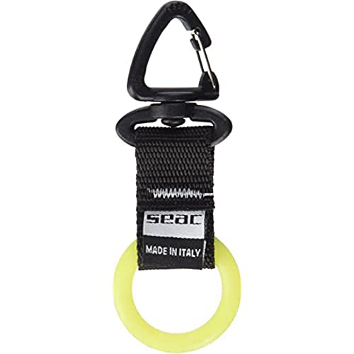 Seac Clip mit Ring elastisch, gelb Seac Clip mit Ring elastisch, gelb von Seac