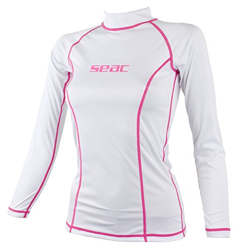Seac T-Sun Long für Damen, schützendes Rash Guard-Tauchshirt zum Schnorcheln und Schwimmen mit Sonnenschutz Seac T-Sun Long für Damen, schützendes Rash Guard-Tauchshirt zum Schnorcheln und Schwimmen mit Sonnenschutz von Seac