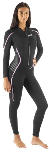 SEAC Invidia Lady, 3 mm Neopren, Ultrastretch, einteiliger Neoprenanzug mit Frontreißverschluss zum Tauchen, Schnorcheln und Freitauchen, schwarz, L SEAC Invidia Lady, 3 mm Neopren, Ultrastretch, einteiliger Neoprenanzug mit Frontreißverschluss zum Tauchen, Schnorcheln und Freitauchen, schwarz, L von Seac