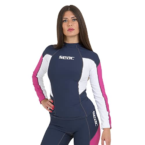 Seac RAA Long Evo Lady Rash Guard UV-Schutz-Shirt zum Schnorcheln und Schwimmen Langarm für Damen Seac RAA Long Evo Lady Rash Guard UV-Schutz-Shirt zum Schnorcheln und Schwimmen Langarm für Damen von Seac