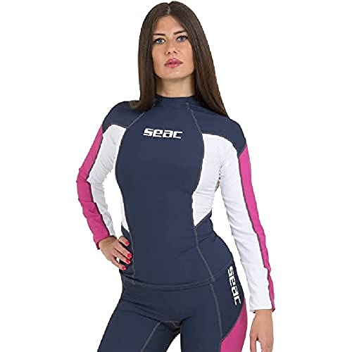 Seac RAA Long Evo Lady Rash Guard UV-Schutz-Shirt zum Schnorcheln und Schwimmen Langarm für Damen Seac RAA Long Evo Lady Rash Guard UV-Schutz-Shirt zum Schnorcheln und Schwimmen Langarm für Damen von Seac