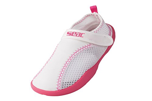 Seac Damen Strandschuh Rainbow JR, Rosa/Weiß, 40 von Seac