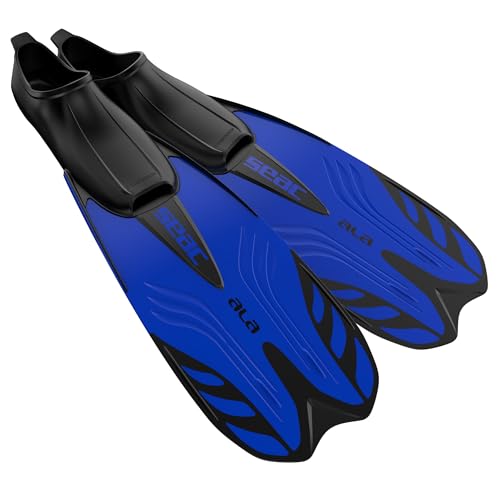 Seac ALA, Flossen mit geschlossenem Fußteil, ideal zum Schnorcheln und Schwimmen, BLAU Metal, 36/37 Seac ALA, Flossen mit geschlossenem Fußteil, ideal zum Schnorcheln und Schwimmen, BLAU Metal, 36/37 von Seac