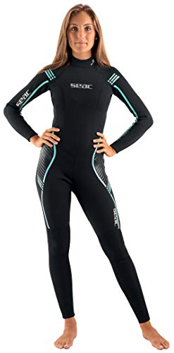 Seac Feel Lady 3 mm, Ultra-elastischer, einteiliger 3 mm Neoprenanzug mit Reißverschluss für Unterwasser-Speerfischen, Schnorcheln und Freitauchen Seac Feel Lady 3 mm, Ultra-elastischer, einteiliger 3 mm Neoprenanzug mit Reißverschluss für Unterwasser-Speerfischen, Schnorcheln und Freitauchen von Seac