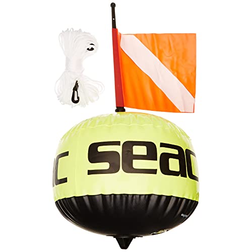 Seac Fluorescent Buoy, Signalboje mit Flagge Seac Fluorescent Buoy, Signalboje mit Flagge von Seac
