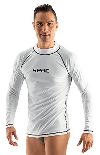 Seac T-Sun Long für Herren, schützendes Rash Guard-Tauchshirt zum Schnorcheln und Schwimmen mit Sonnenschutz von Seac