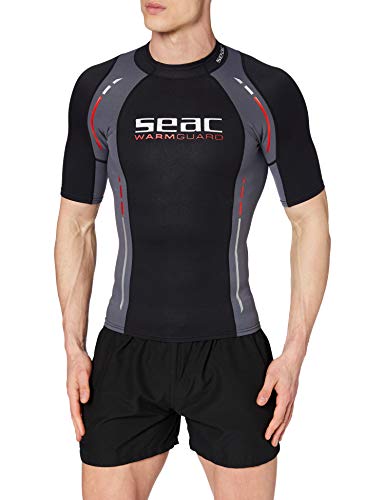 Seac Warm Guard Short Herren Thermo-Schutzweste aus 0.5mm Neopren, Rash Guard zum Schnorcheln und Schwimmen als UV-Schutz von Seac