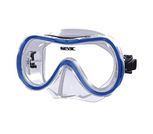 Seac Kinder Maske Salina MD S/KL, Blau, Medium Fit von Seac