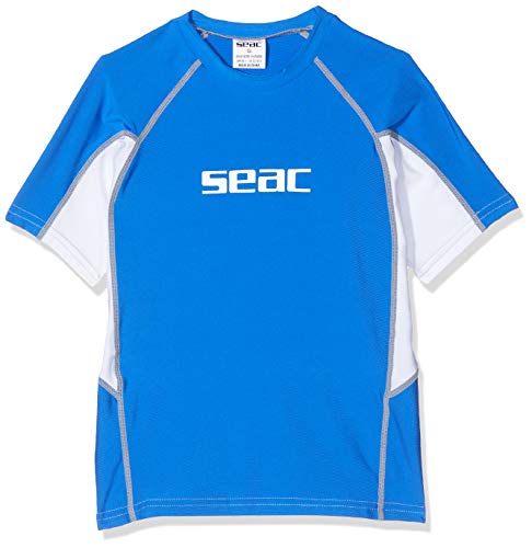 Seac RAA Short Evo Kid Kurzarm-Rashguards für Kinder; Oberteil zum Schwimmen und Schnorcheln mit UV-Schutz von Seac