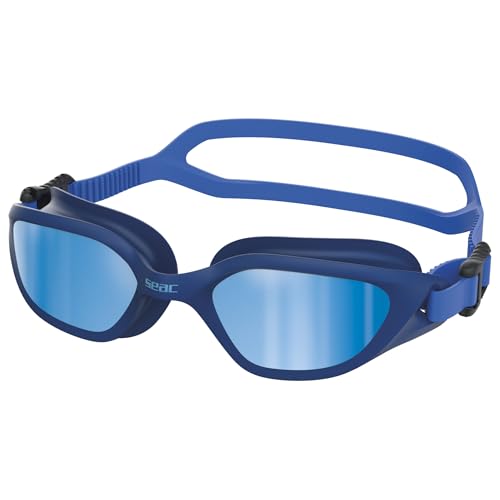 Seac Mood, Schwimmbrille mit kratzfesten und beschlagfreien Polycarbonat-Gläsern, Silikondichtungen Seac Mood, Schwimmbrille mit kratzfesten und beschlagfreien Polycarbonat-Gläsern, Silikondichtungen von Seac