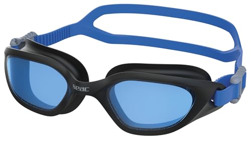 Seac Mood, Schwimmbrille mit kratzfesten und beschlagfreien Polycarbonat-Gläsern, Silikondichtungen von Seac