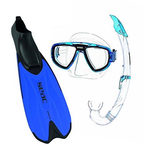 Seac Schnorchel-Set Set Tris Spinta, blau, 44-45, 0890026 Seac Schnorchel-Set Set Tris Spinta, blau, 44-45, 0890026 von Seac