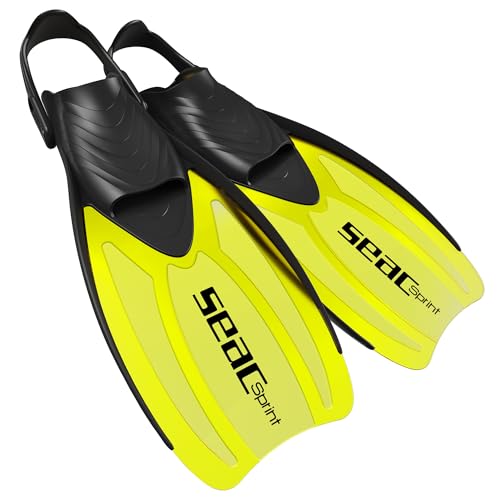 Seac Sprint, verstellbare Schnorchelflossen mit elastischem Band, für Herren, Damen und Kinder Seac Sprint, verstellbare Schnorchelflossen mit elastischem Band, für Herren, Damen und Kinder von Seac