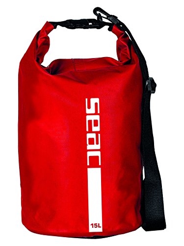 Seac Dry Bag, Wasserdichte Tasche Ideal für Tauchen, Bootfahren und Reisen, 15 lt, rot Seac Dry Bag, Wasserdichte Tasche Ideal für Tauchen, Bootfahren und Reisen, 15 lt, rot von Seac