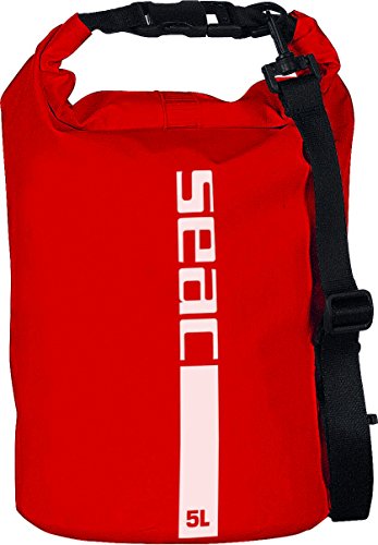 Seac Dry Bag, Wasserdichte Tasche Ideal für Tauchen, Bootfahren und Reisen, 5 lt, rot Seac Dry Bag, Wasserdichte Tasche Ideal für Tauchen, Bootfahren und Reisen, 5 lt, rot von Seac