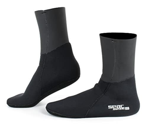 Seac Anatomic, Neoprensocken, Thermosocke für Apnoe und Tauchen mit Tauchflossen von Seac