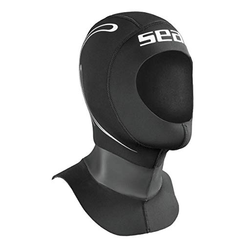 Seac Tekno, Kofhaube für Neopren-Tauchanzüge, 5mm stark, mit Entlüftungslöchern, für Damen und Herren Seac Tekno, Kofhaube für Neopren-Tauchanzüge, 5mm stark, mit Entlüftungslöchern, für Damen und Herren von Seac