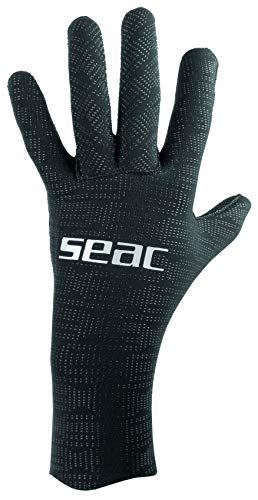 Seac Ultraflex 3.5, Ultra-elastische 3.5 mm Neoprenhandschuhe für Tauchen und Unterwasser-Speerfischen, rutschfest von Seac