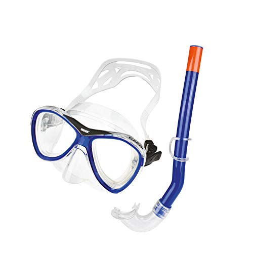 Seac Uni Snorkeling Set Capri MD, Blau, Medium Fit von Seac