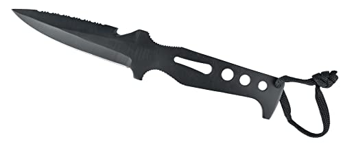 Seac Tajaman, Tauchmesser 95 mm aus teflonbeschichtetem Edelstahl, schwarz, für das Speerfischen und zum Tauchen Seac Tajaman, Tauchmesser 95 mm aus teflonbeschichtetem Edelstahl, schwarz, für das Speerfischen und zum Tauchen von Seac