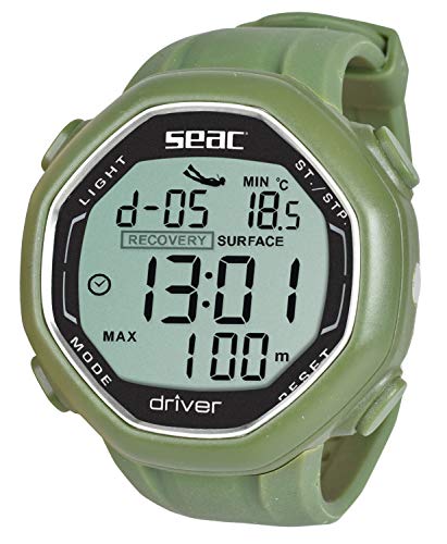 Seac Driver, Handgelenk-Freitauchcomputer mit Daten-Download-System, grün Seac Driver, Handgelenk-Freitauchcomputer mit Daten-Download-System, grün von Seac