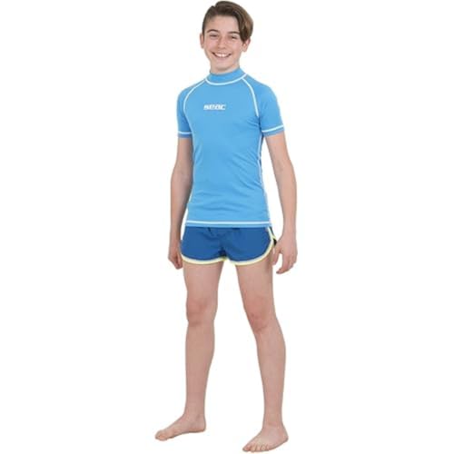 Seac T-Sun Short Kid, Rash Guard zum Schwimmen, Surfen, Tauchen, UV-Schutz, rosa, 9 Jahren Seac T-Sun Short Kid, Rash Guard zum Schwimmen, Surfen, Tauchen, UV-Schutz, rosa, 9 Jahren von Seac
