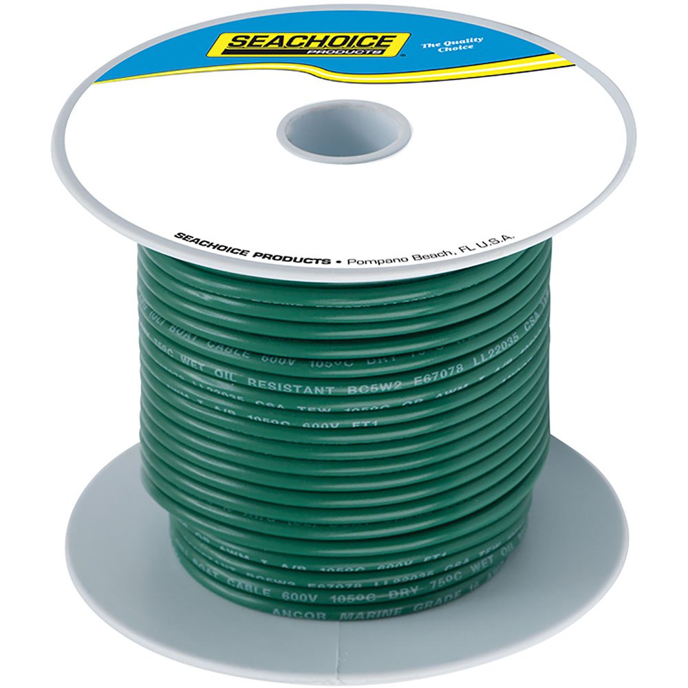 Seachoice 12 Awg Marine Wire Grün 30.5 m Seachoice 12 Awg Marine Wire Grün 30.5 m von Seachoice