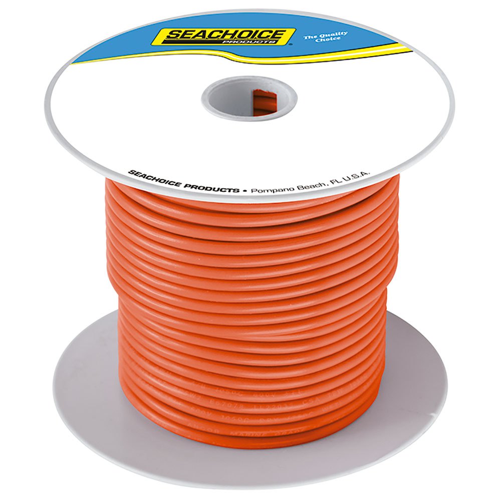 Seachoice 14 Awg Marine Wire Orange 30.5 m von Seachoice