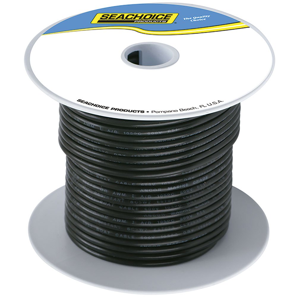 Seachoice 16 Awg Marine Wire Schwarz 76.2 m Seachoice 16 Awg Marine Wire Schwarz 76.2 m von Seachoice